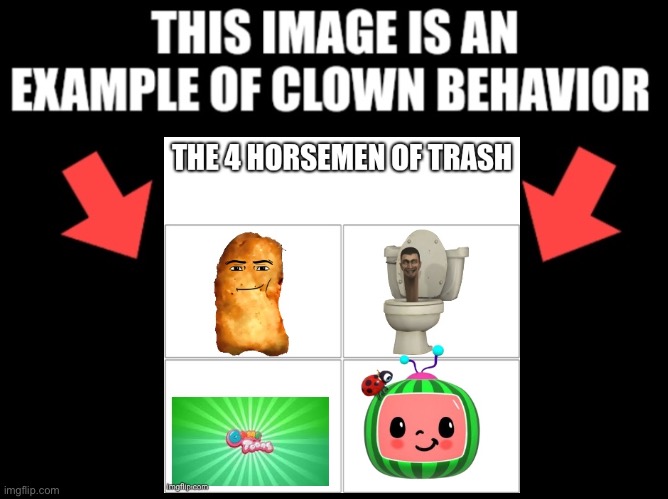 This image is an example of clown behavior dark mode | image tagged in this image is an example of clown behavior dark mode | made w/ Imgflip meme maker