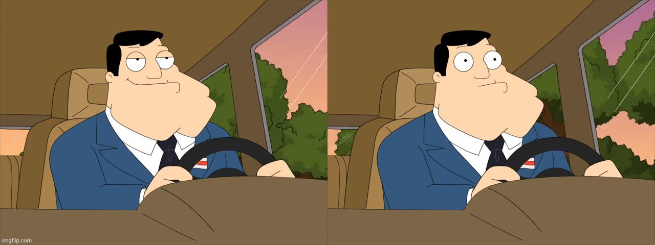 American Dad Meme Template | image tagged in before after,memes,meme template | made w/ Imgflip meme maker