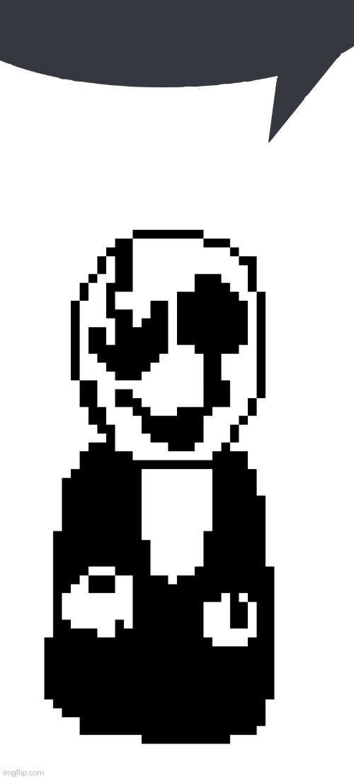 image tagged in discord speech bubble,w d gaster | made w/ Imgflip meme maker