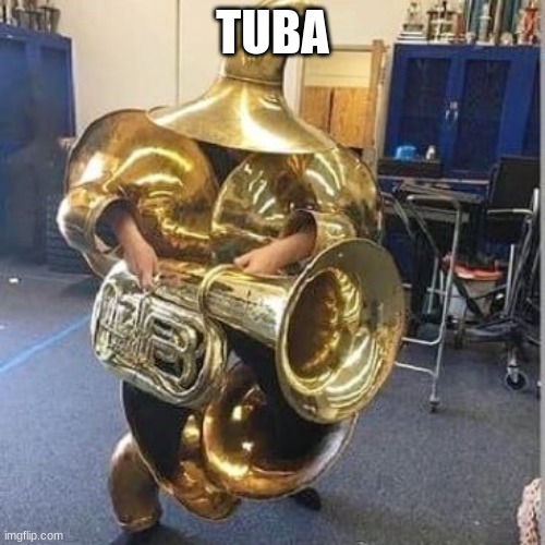 Tuba heavy gunner | TUBA | image tagged in tuba heavy gunner | made w/ Imgflip meme maker