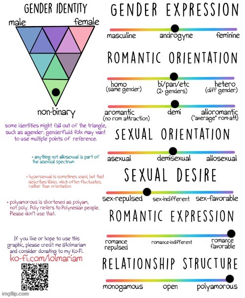 . | image tagged in gender and sexuality spectrum | made w/ Imgflip meme maker