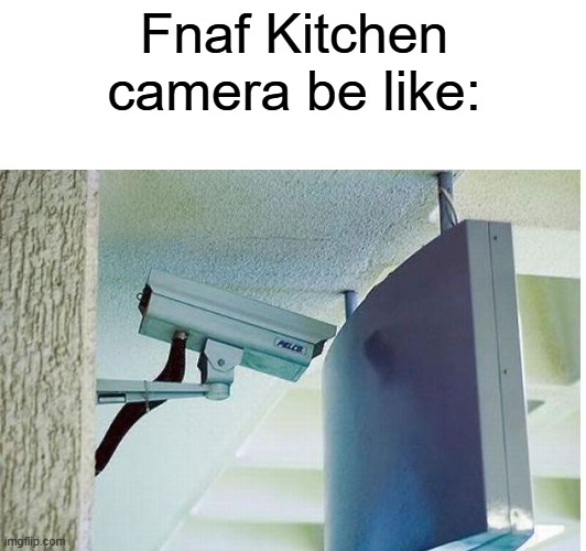 Fnaf Kitchen camera be like: | image tagged in memes,relatable,funny,five nights at freddy's,camera | made w/ Imgflip meme maker
