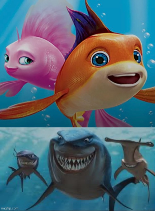 Am I the only one who wants to see this battle commerce? | image tagged in fish,movies,disney,childhood,oh wow are you actually reading these tags | made w/ Imgflip meme maker