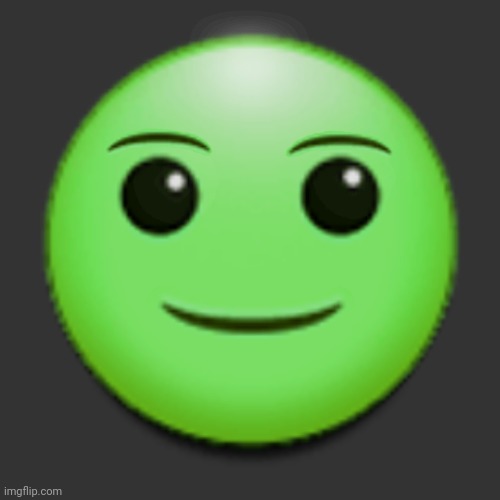 Green smile emoji | image tagged in green smile emoji | made w/ Imgflip meme maker