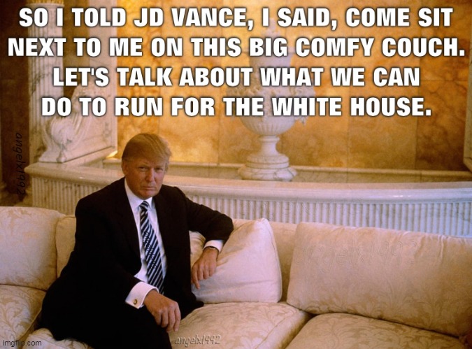 how to seduce a maga republican | image tagged in maga cult,maga morons,couch,lazy fat guy on the couch,donald trump is an idiot,jd vance | made w/ Imgflip meme maker