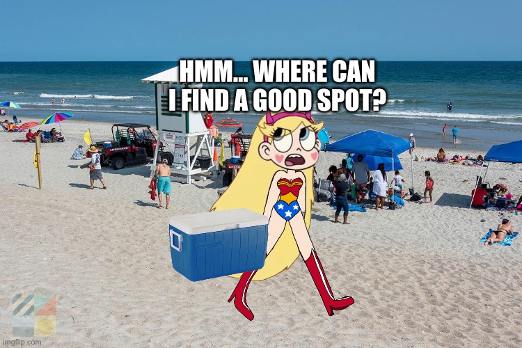 What Star was Doing during Events of July 26, 2024 | HMM… WHERE CAN I FIND A GOOD SPOT? | image tagged in star butterfly | made w/ Imgflip meme maker