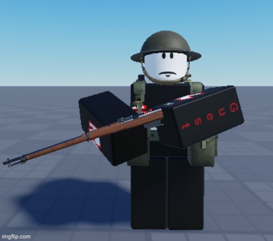 uniform for guestian infantry in 1907 (for my roblox game) | made w/ Imgflip meme maker