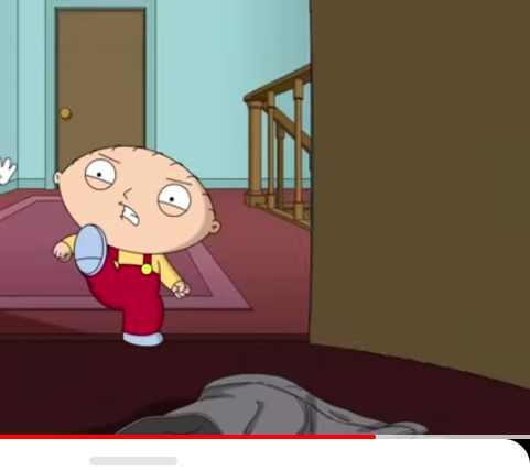 Stewie kicks the door Blank Meme Template