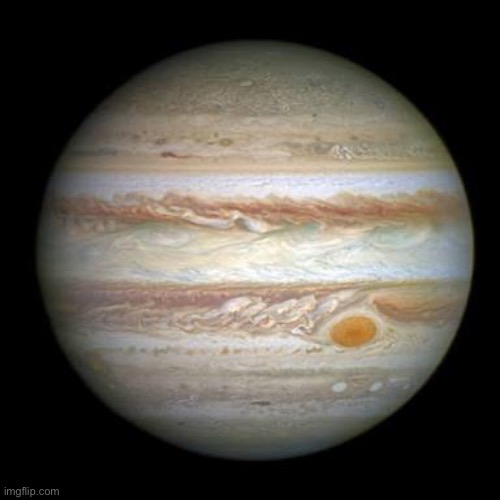 jupiter size comparison (banana for scale) | image tagged in jupiter | made w/ Imgflip meme maker