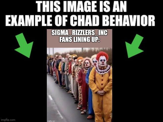 This image is an example of chad behavior dark mode | image tagged in this image is an example of chad behavior dark mode | made w/ Imgflip meme maker