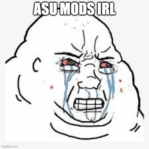 Angry Discord Mod | ASU MODS IRL | image tagged in angry discord mod | made w/ Imgflip meme maker