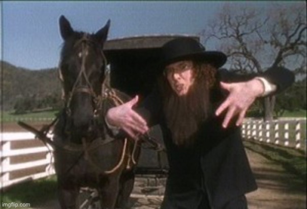 Weird Al Amish | image tagged in weird al amish | made w/ Imgflip meme maker