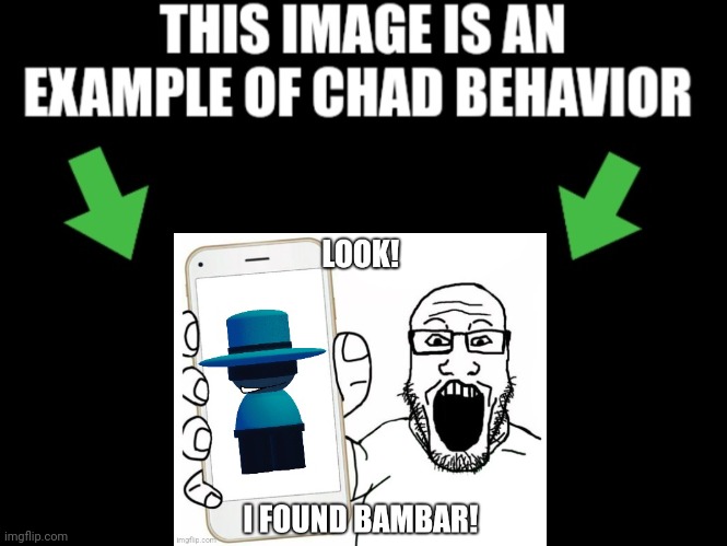 This image is an example of chad behavior dark mode | image tagged in this image is an example of chad behavior dark mode | made w/ Imgflip meme maker