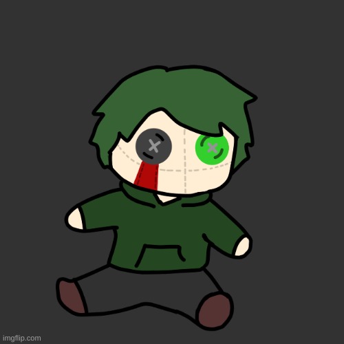 Radium but he's a plushie now too | image tagged in drawing | made w/ Imgflip meme maker