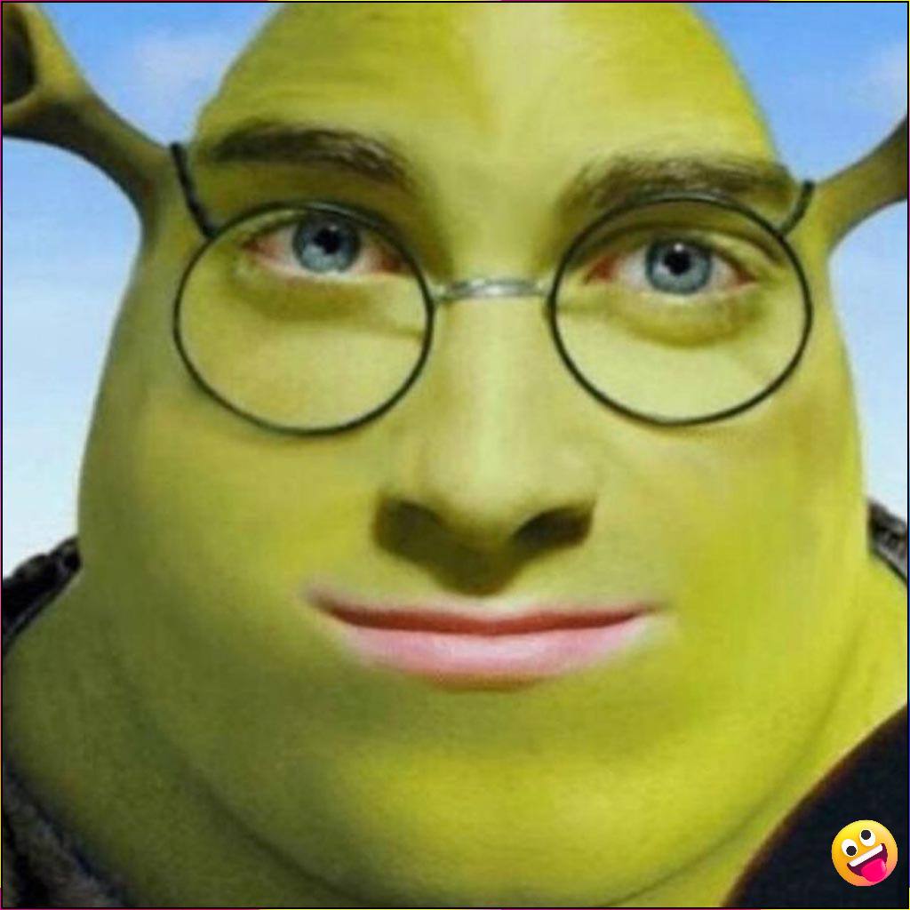 High Quality Harry Shrek Blank Meme Template