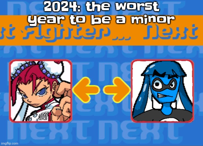 Speaking of that I once got groomed by arpn and lazymazy except I didn't send them any pics they sent the pics | 2024: the worst year to be a minor | image tagged in i'm dead bro | made w/ Imgflip meme maker