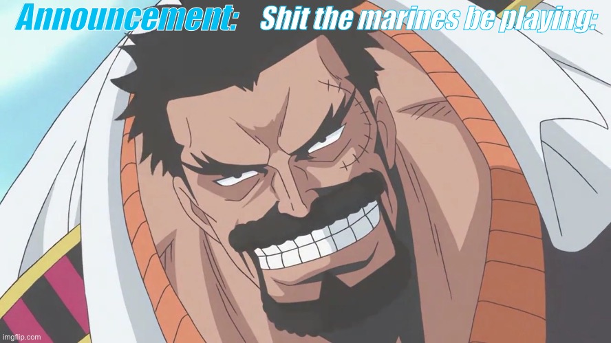 High Quality Garp announcement Blank Meme Template