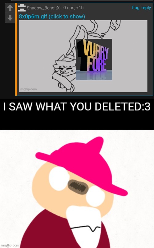 image tagged in gambai i saw what you deleted | made w/ Imgflip meme maker