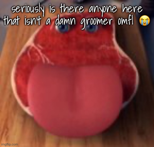 seriously is there anyone here that isn’t a damn groomer omfl 😭 | made w/ Imgflip meme maker