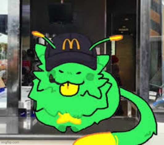 Gnarp gnarp | image tagged in gnarpy at mcdonald s | made w/ Imgflip meme maker