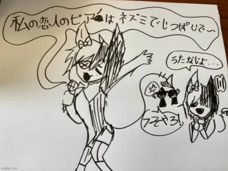 drawing i made while high | made w/ Imgflip meme maker