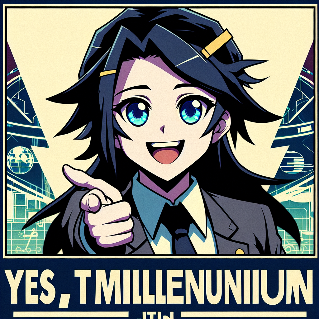 早濑由香want you for Millennium Blank Meme Template