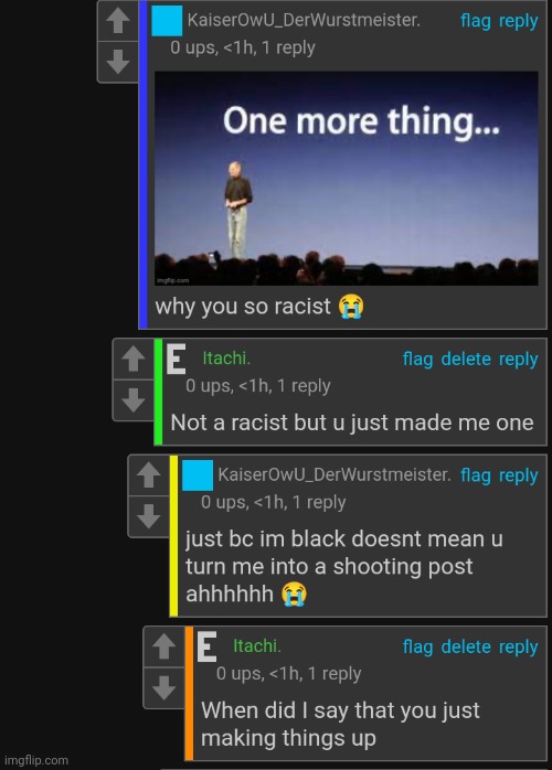 He said he's the head of the hood so I just asked if he's black and bro then started to tell me if I am racist | made w/ Imgflip meme maker