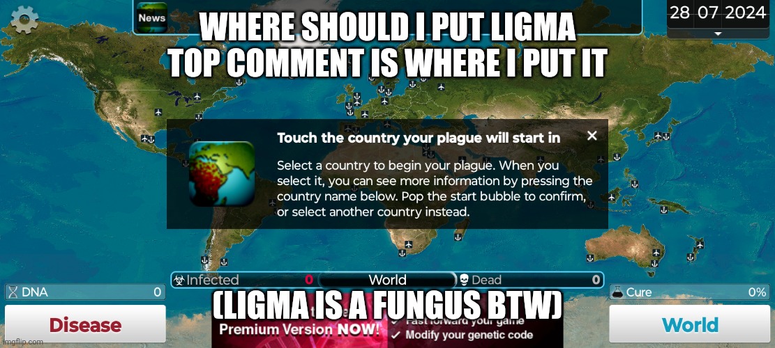 You all got 10 minutes | WHERE SHOULD I PUT LIGMA
TOP COMMENT IS WHERE I PUT IT; (LIGMA IS A FUNGUS BTW) | made w/ Imgflip meme maker