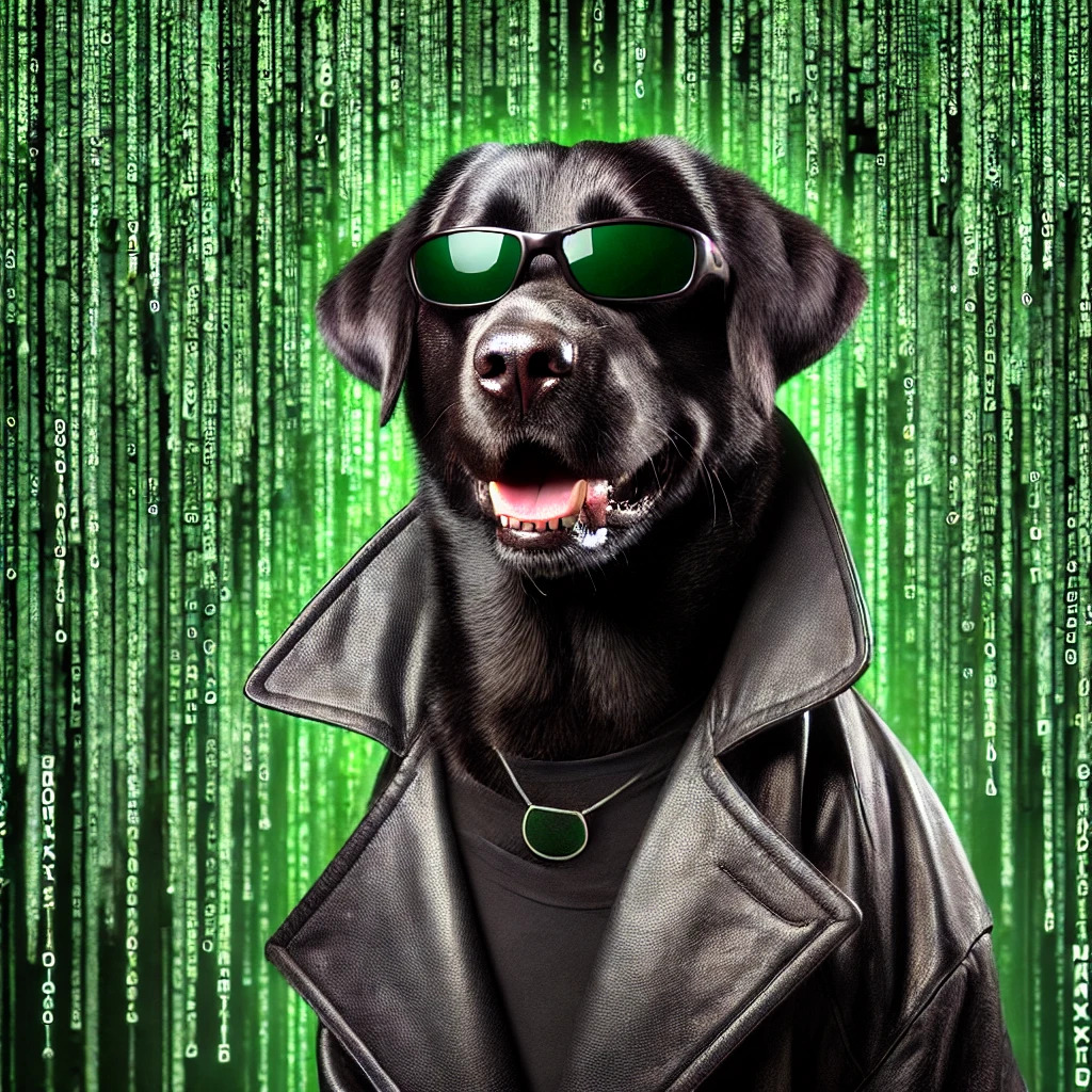 Matrix Labrador Blank Meme Template