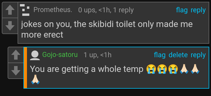 Skibidi toilet makes me erect Blank Meme Template