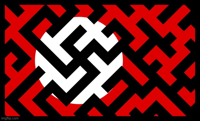 Flag of Nazi Germ-wait this is a maze what the fuck how do I get out | made w/ Imgflip meme maker