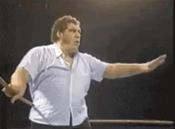 Andre the Giant Blank Meme Template