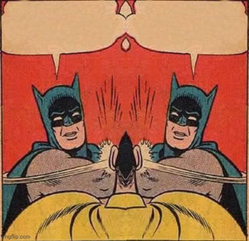 Batman Slapping Robin Meme | image tagged in memes,batman slapping robin | made w/ Imgflip meme maker