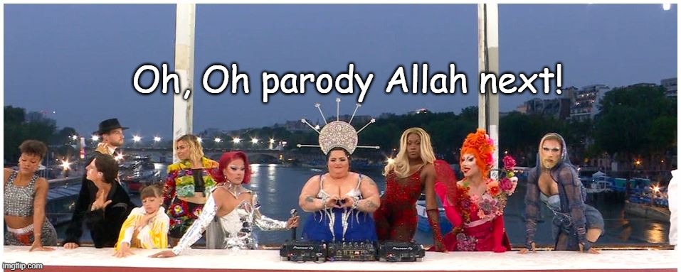 Last Supper | Oh, Oh parody Allah next! | image tagged in last supper parody | made w/ Imgflip meme maker