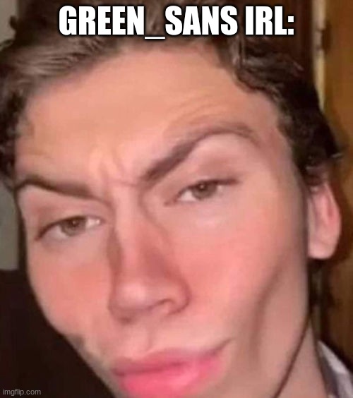 Rizz | GREEN_SANS IRL: | image tagged in rizz | made w/ Imgflip meme maker