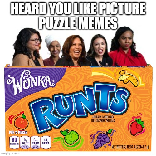 liberal pictionary | HEARD YOU LIKE PICTURE
PUZZLE MEMES | made w/ Imgflip meme maker