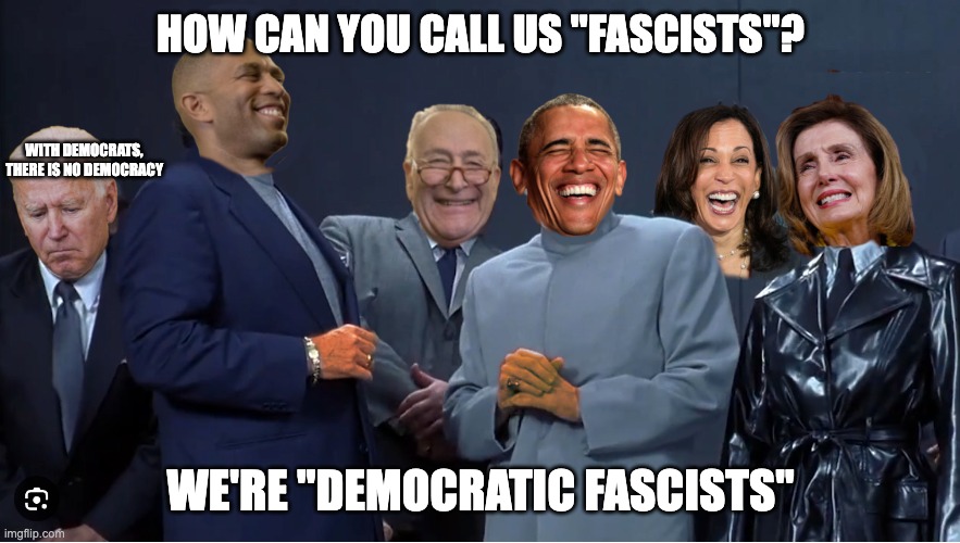 Stealing Delegates and Elections | HOW CAN YOU CALL US "FASCISTS"? WITH DEMOCRATS, THERE IS NO DEMOCRACY; WE'RE "DEMOCRATIC FASCISTS" | image tagged in schumber,pelosi,obama,biden,kamala | made w/ Imgflip meme maker