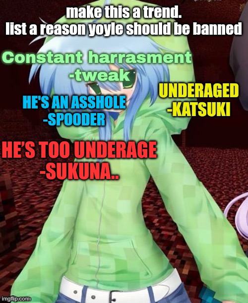 HE’S TOO UNDERAGE
-SUKUNA.. | made w/ Imgflip meme maker