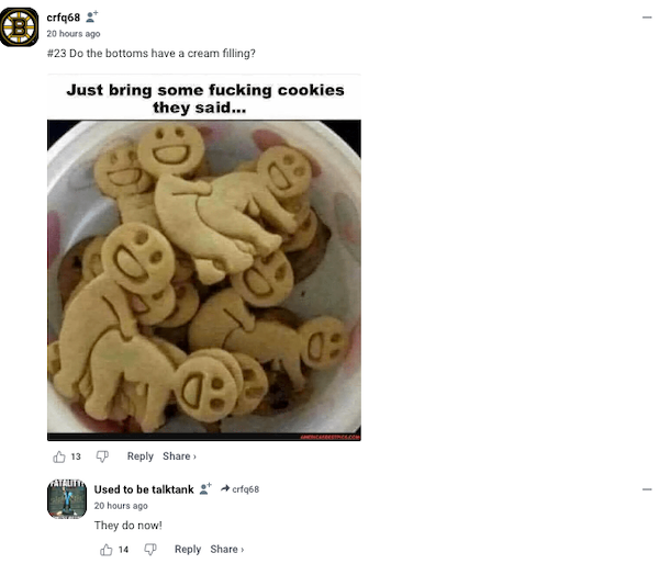 Cookies anything? Blank Meme Template