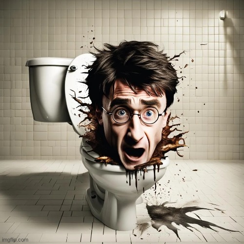 harry potty 2 | image tagged in harry potter,skibidi toilet,meme,memes,funny,harry potter meme | made w/ Imgflip meme maker