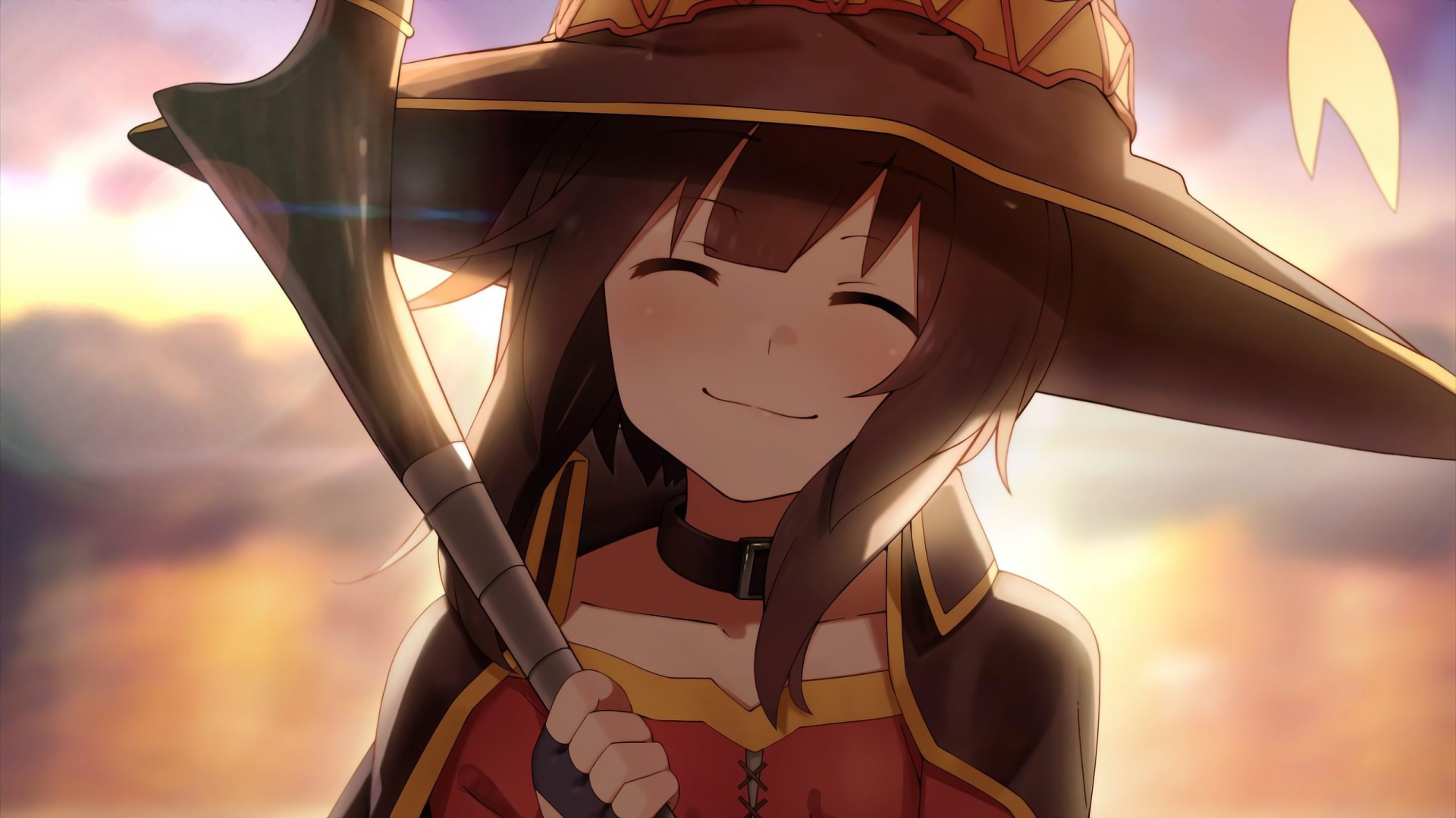 happy megumin 2 Blank Meme Template