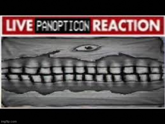 Live panopticon reaction | image tagged in live panopticon reaction | made w/ Imgflip meme maker