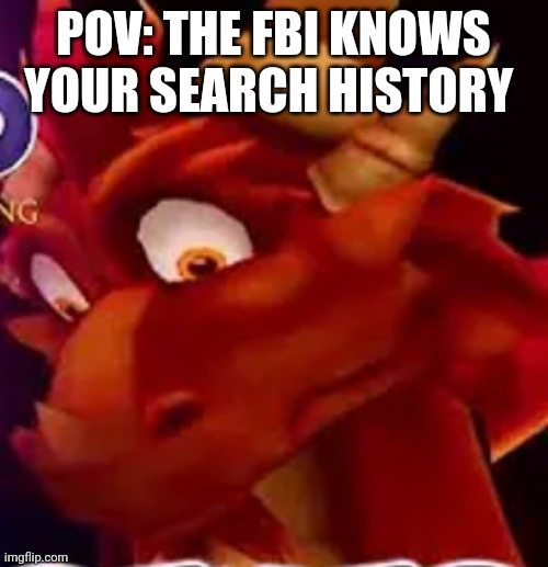 FBI gunna Get U | POV: THE FBI KNOWS YOUR SEARCH HISTORY | image tagged in memes,fbi | made w/ Imgflip meme maker
