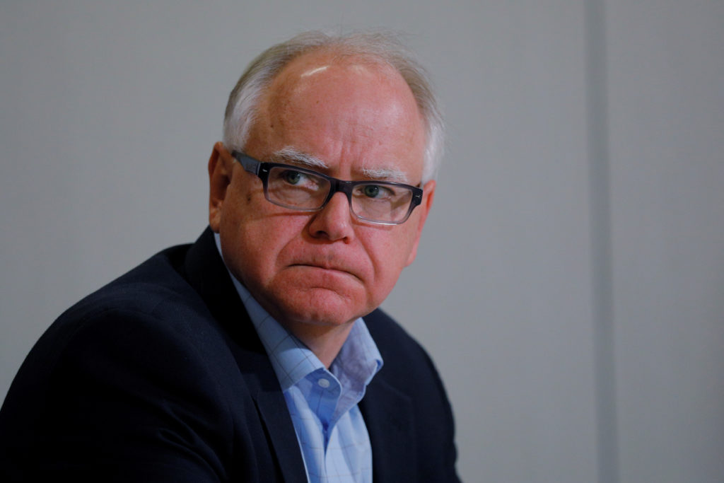 High Quality MN Governor Tim Walz Blank Meme Template