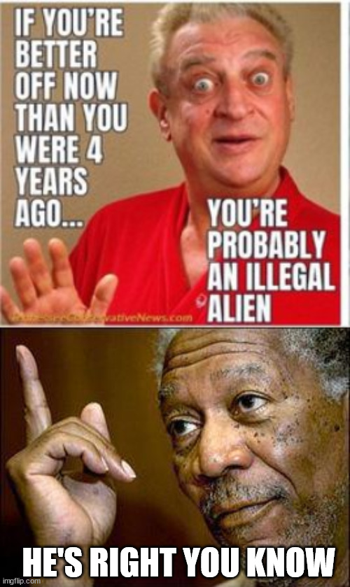 When comics used humor to tell the truth | HE'S RIGHT YOU KNOW | image tagged in he's right you know,rodney dangerfield | made w/ Imgflip meme maker