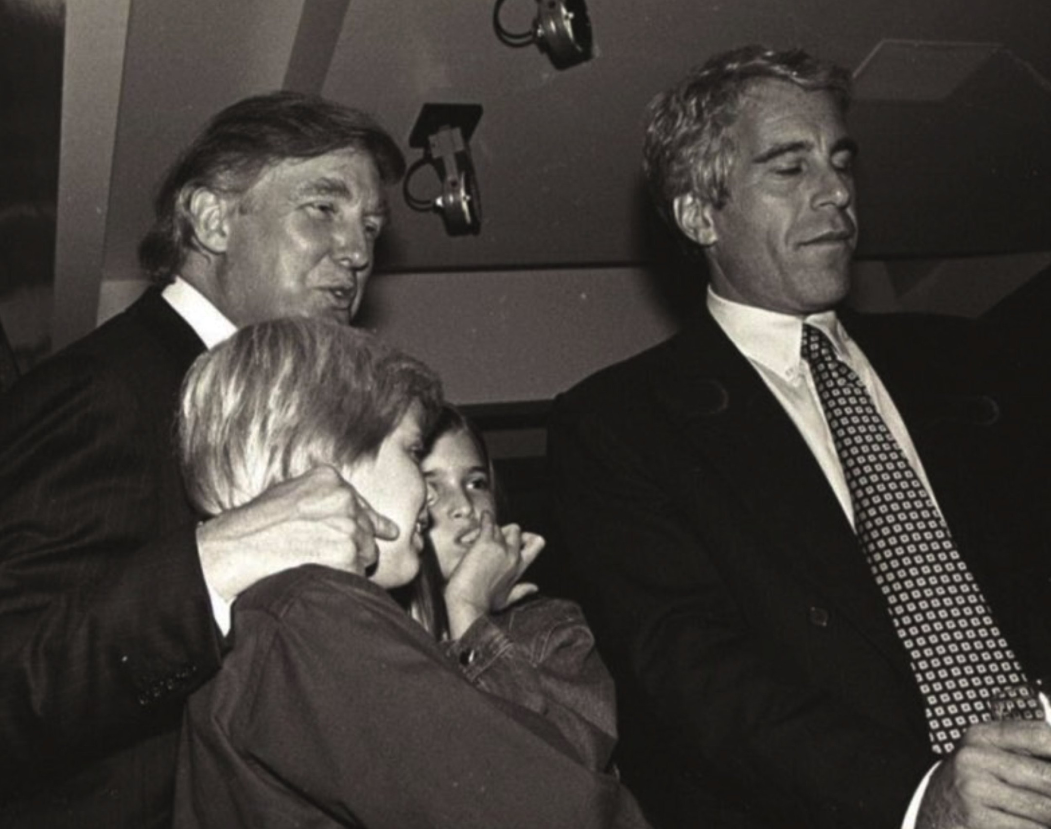 Trump kids meet epstein Blank Meme Template