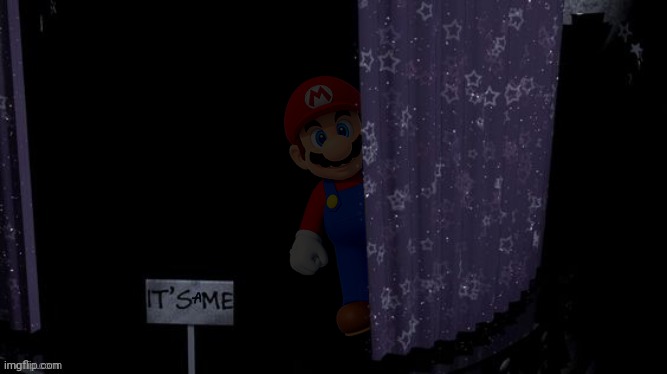 image tagged in fnaf,mario | made w/ Imgflip meme maker