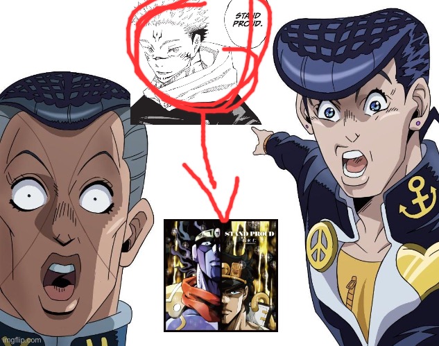 Jjk is a JoJo reference?! - Imgflip