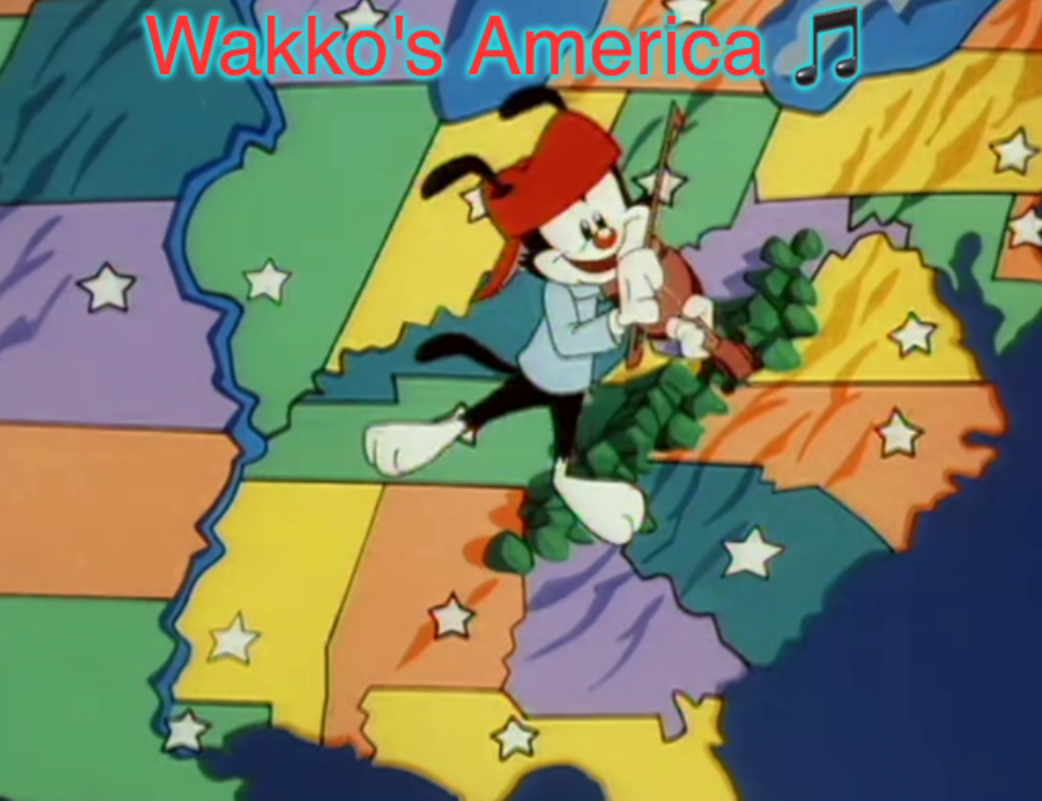High Quality Wakko's Independence Day Template Blank Meme Template
