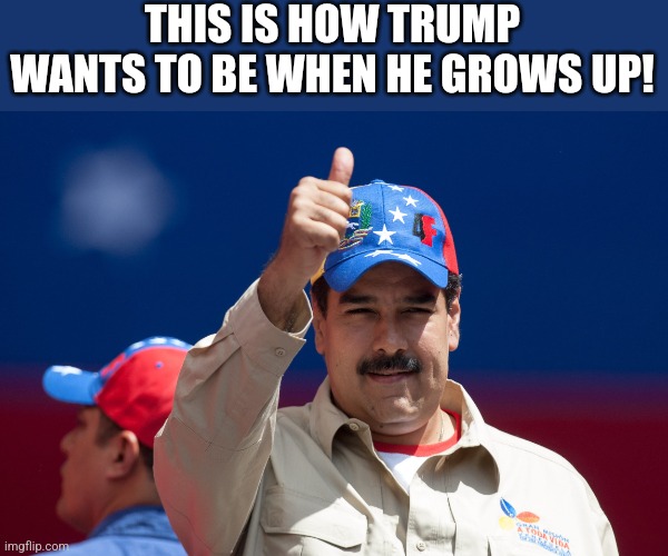 Dictator wannabe | THIS IS HOW TRUMP WANTS TO BE WHEN HE GROWS UP! | image tagged in conservative,republican,maga,kamala harris,donald trump,trump | made w/ Imgflip meme maker
